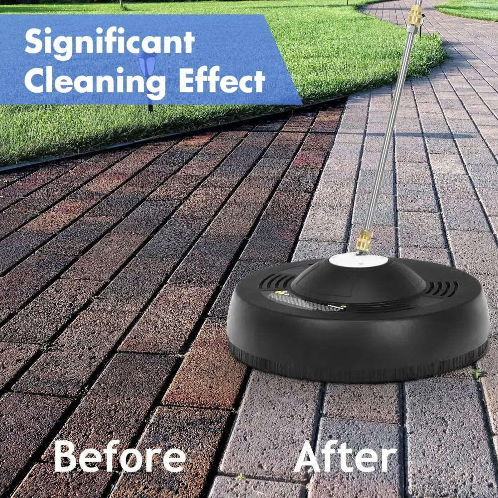 16 Inch Pressure Washer with 2 Spray Nozzles and 1/4-inch Quick-connect Extension Wands Costway