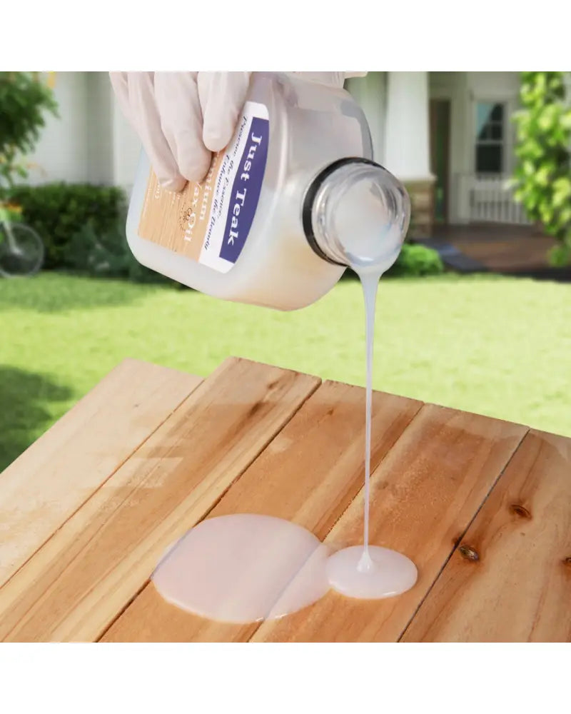 16 oz Wood Oil Cleaner and Brightener for Outdoor and Indoor Furniture Set of 2 - Outdoor Furniture Accessories