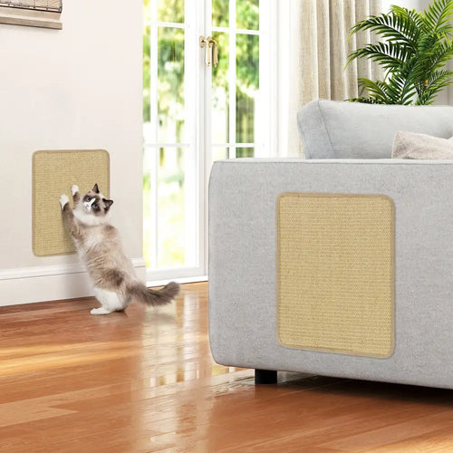 16 x 12 Inch 6-Piece Cat Scratcher Mat Set - Cat Trees Condos & Scratchers