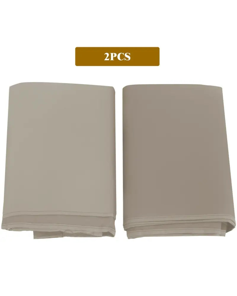 16’ x 4’ 2Pcs Universal Replacement Canopy for Pergola Structure Sun Awning - Beige - Gazebos