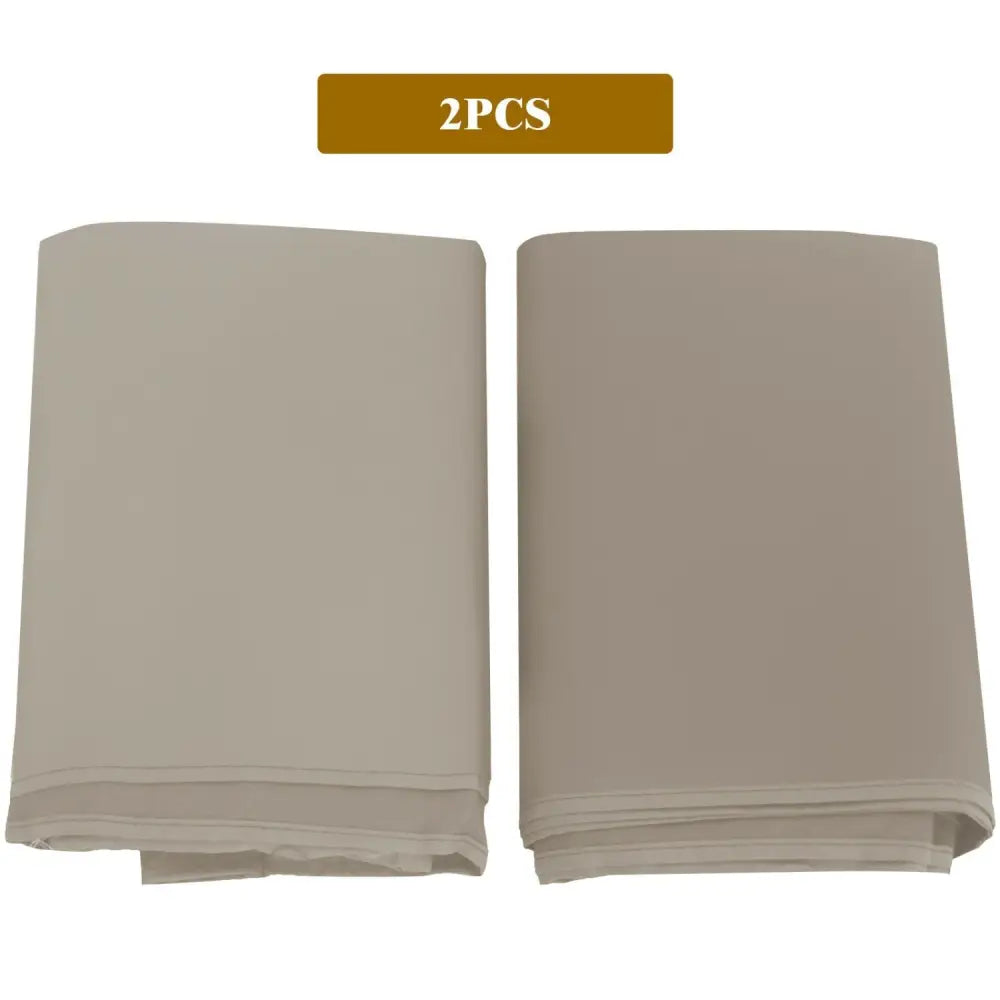 16’ x 4’ 2Pcs Universal Replacement Canopy for Pergola Structure Sun Awning - Beige - Gazebos