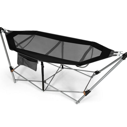 Portable Folding Hammock with Hammock Stand-Black