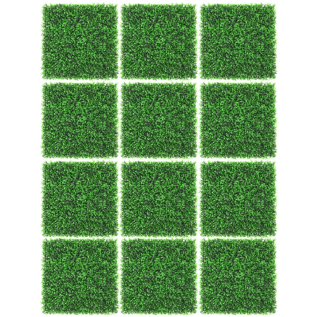 12 Pieces Artificial Peanut Leaf Hedges Panels