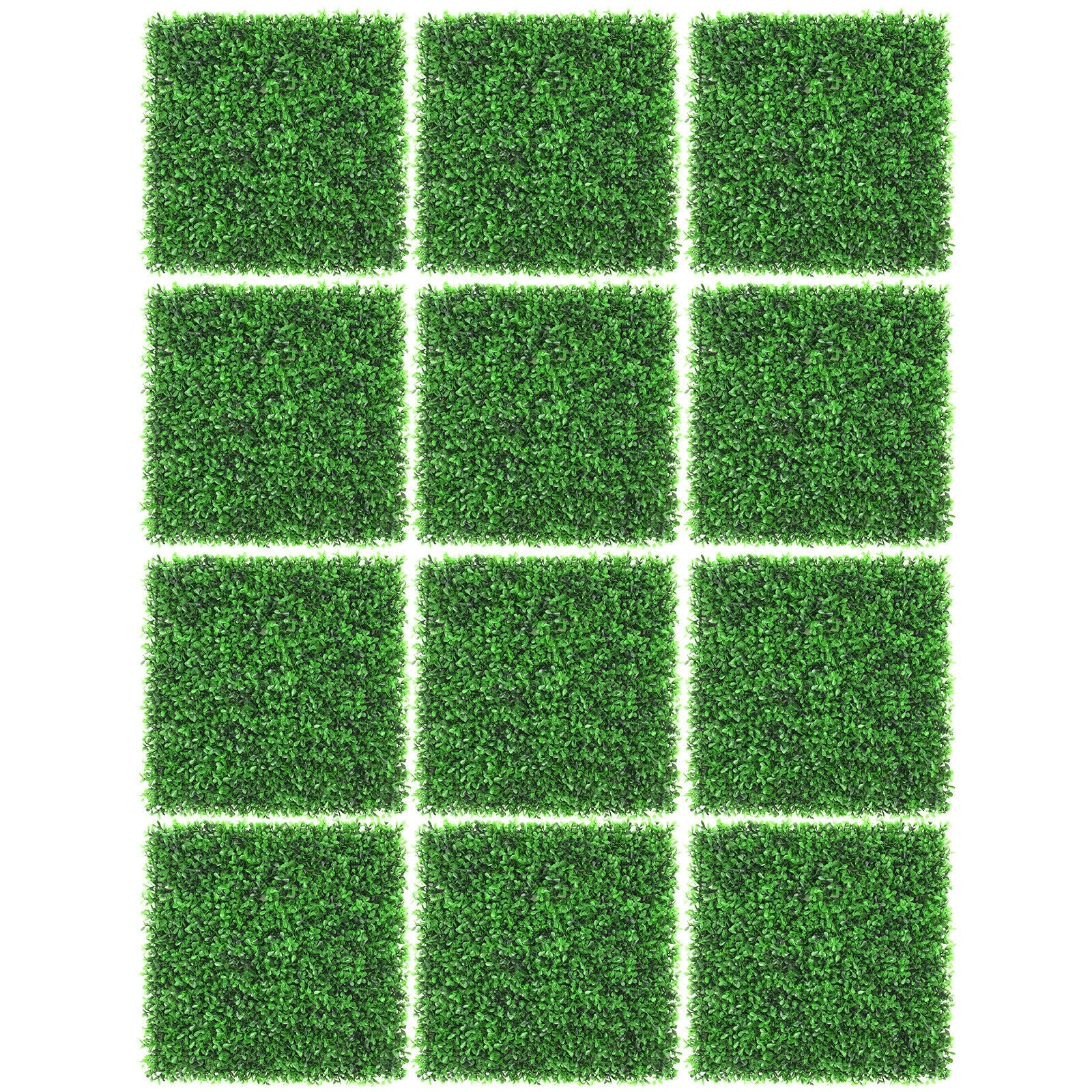 12 Pieces Artificial Peanut Leaf Hedges Panels