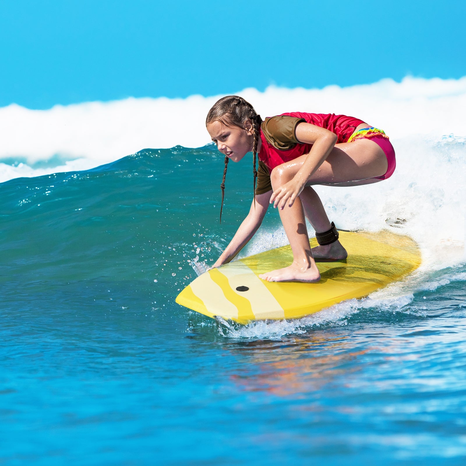 Lightweight Bodyboard Surfing with EPS Core Boarding-M