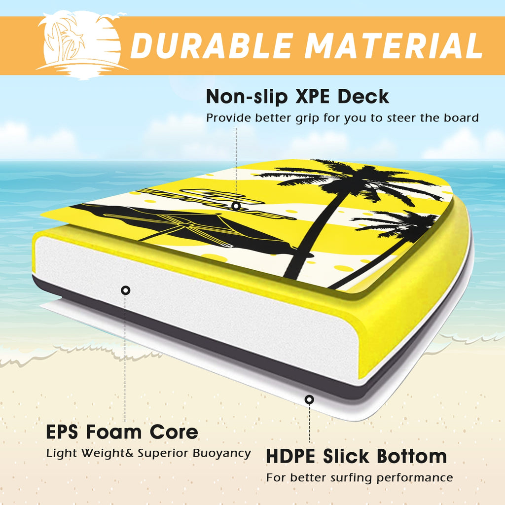 Lightweight Bodyboard Surfing with EPS Core Boarding-M