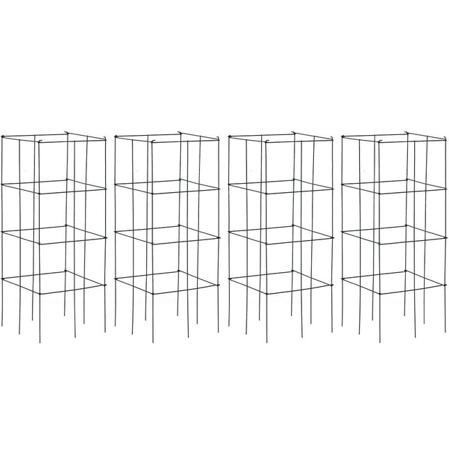 4 Pack Garden Trellis for Climbing Plants for Flower Vegetable