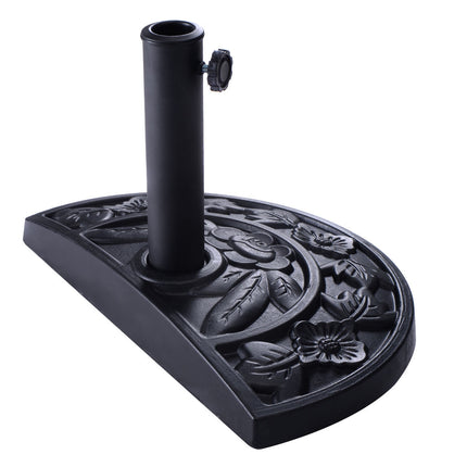 20 Inch Outdoor Patio Half Round Umbrella Base