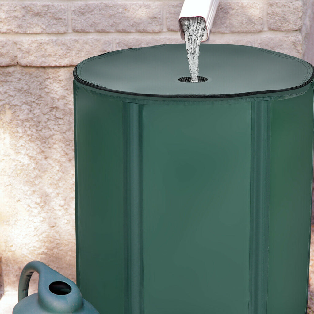 Collecteur d'eau pliable de 60 gallons pour baril de pluie