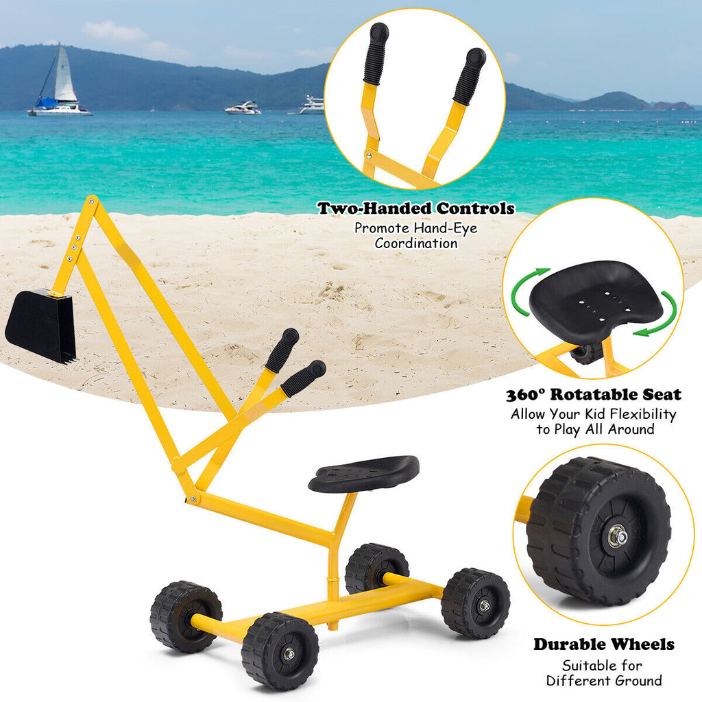 Excavatrice Manuelle Portée Robuste pour Enfants