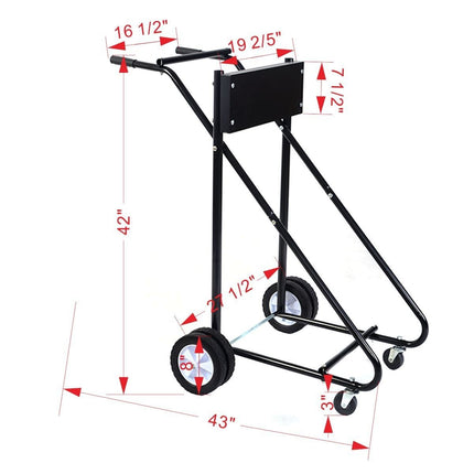 315 LBS Outboard Boat Motor Stand Carrier Cart Dolly Storage Pro Heavy Duty