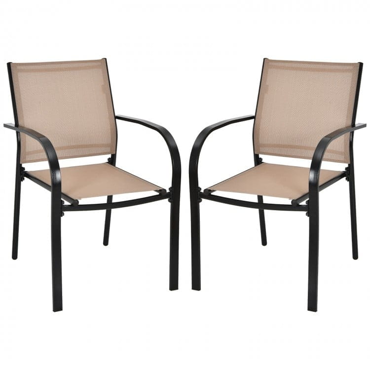 Chaises de salle à manger de patio