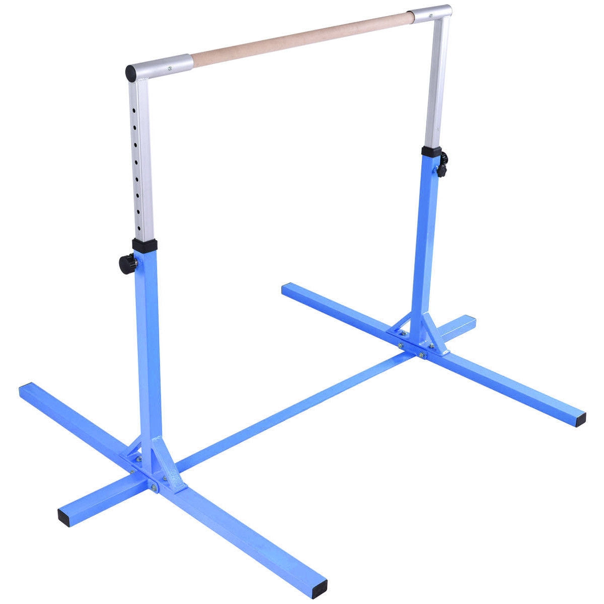 Adjustable Gymnastics Bar Horizontal Bar for Kids-Blue