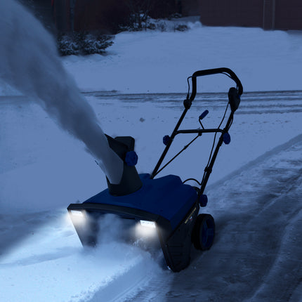 20 Inch 120V 15Amp Electric Snow Thrower  with 180Â° Rotatable Chute-Blue
