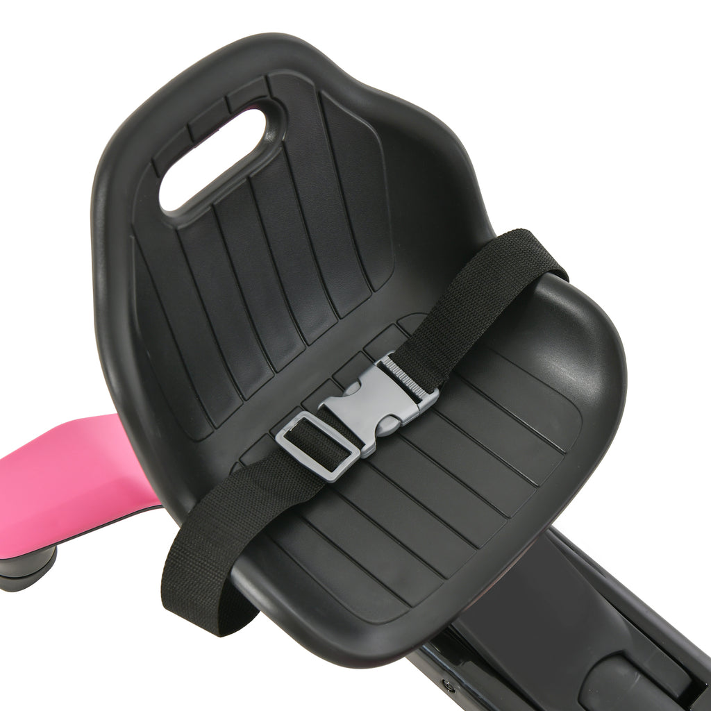 6V Kids Ride on Drift Car with 360° Spin and 2 Adjustable Heights-Pink