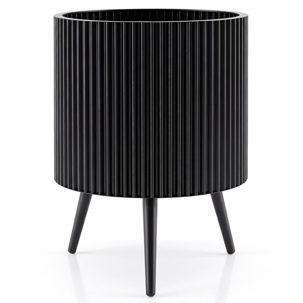 16.5 Inch Plant Pot with Stand and Tapered Legs for Garden