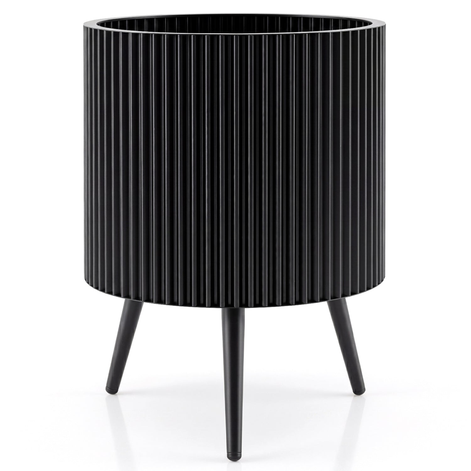 16.5 Inch Plant Pot with Stand and Tapered Legs for Garden