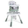 16-in-1 Baby High Chair with Activity Center and Booster Seat for Babies and Toddlers-Light Green
