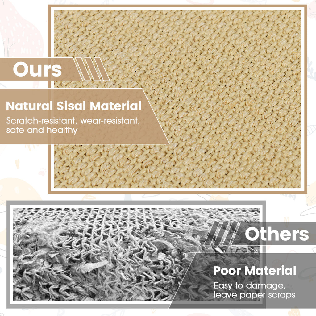 16 x 12 Inch 6-Piece Cat Scratcher Mat Set