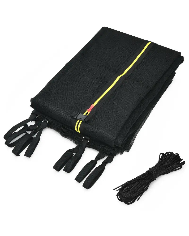 16Ft Replacement Weather-Resistant Trampoline Safety Enclosure Net - Black - Trampoline Accessories