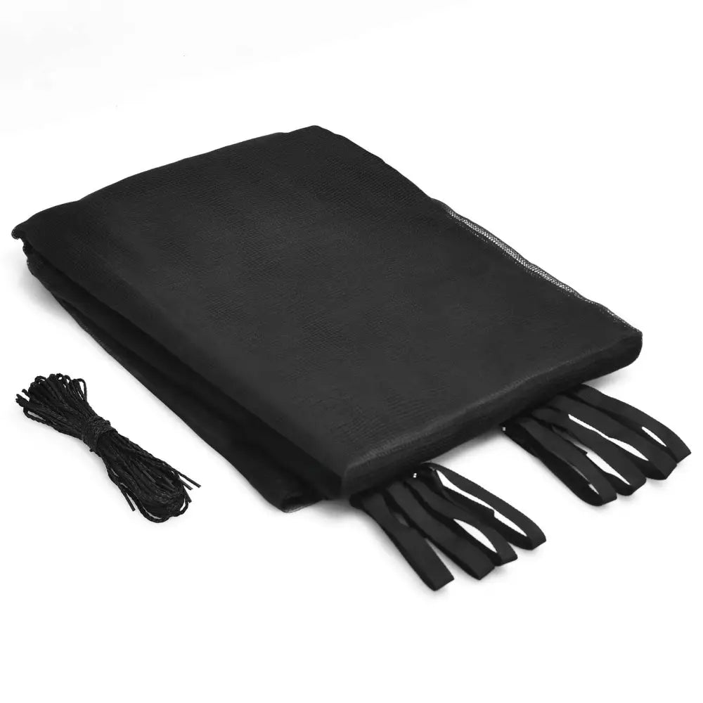 16Ft Replacement Weather-Resistant Trampoline Safety Enclosure Net - Black - Trampoline Accessories