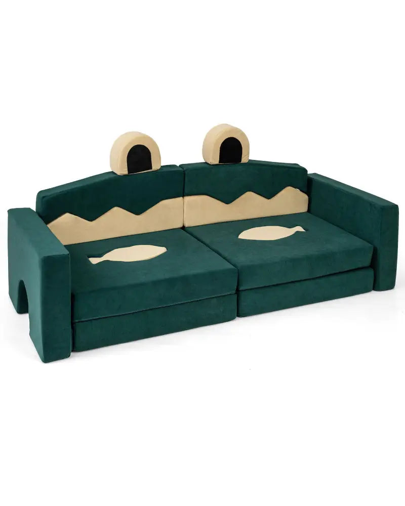 17 Pieces Modular Kids Play Couch for Inspiring Creativity - Kids Chairs & Seating