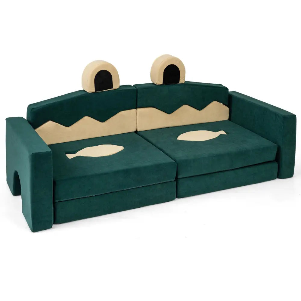 17 Pieces Modular Kids Play Couch for Inspiring Creativity - Kids Chairs & Seating