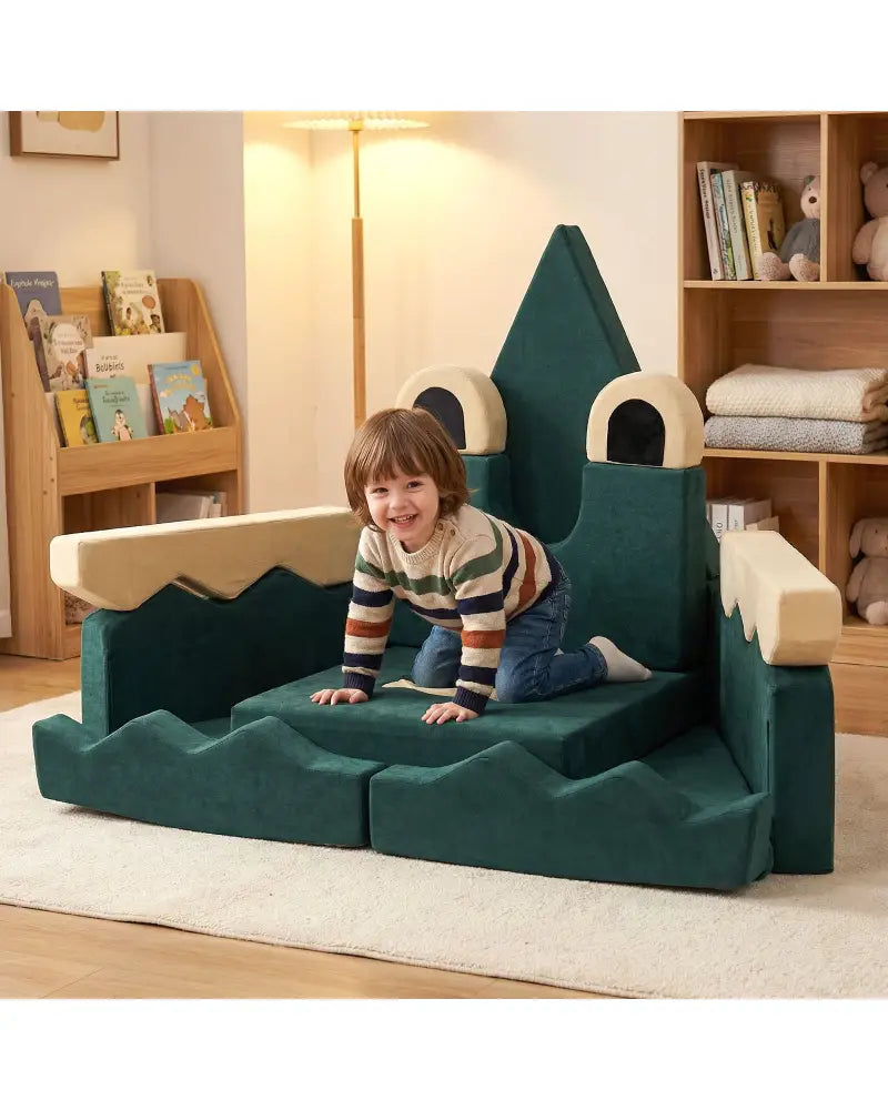 17 Pieces Modular Kids Play Couch for Inspiring Creativity - Kids Chairs & Seating