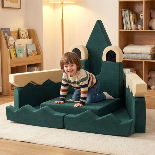 17 Pieces Modular Kids Play Couch for Inspiring Creativity - Kids Chairs & Seating