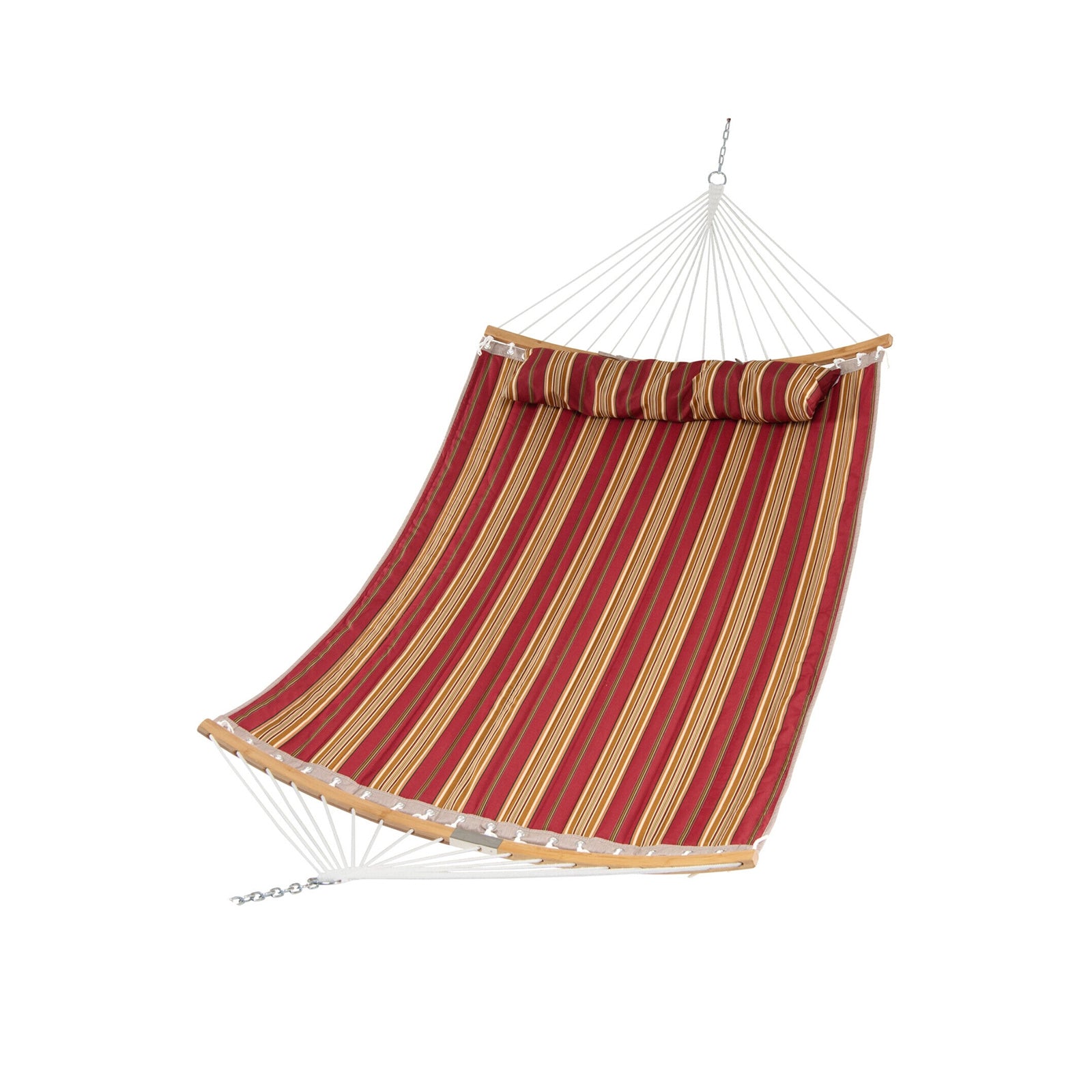 Hamac d'extérieur avec oreiller détachable - Rouge