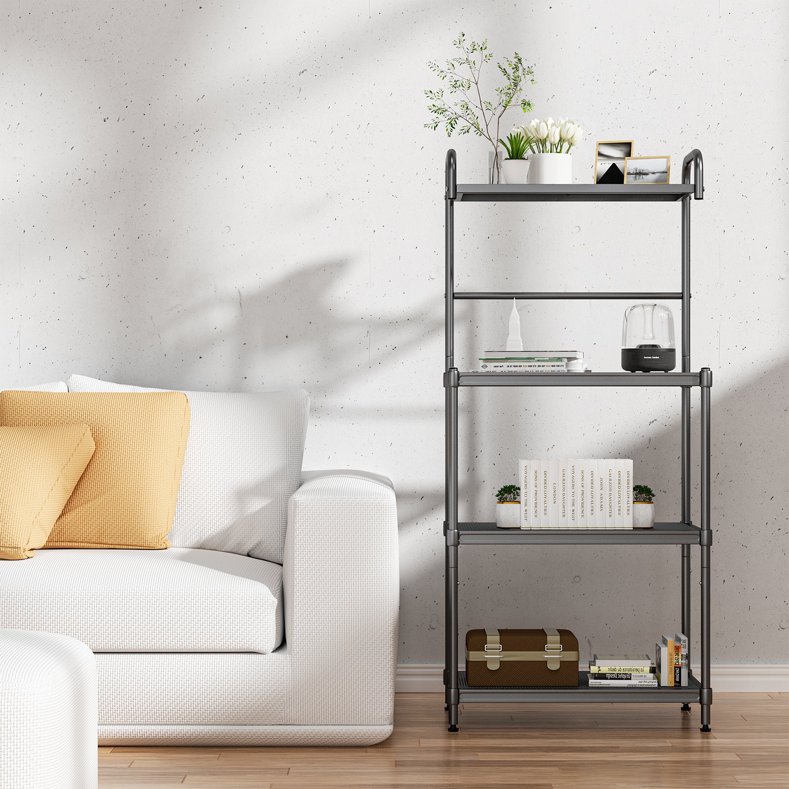 4-Tier Baker€™s Rack Stand Shelves Kitchen Storage Rack Organizer