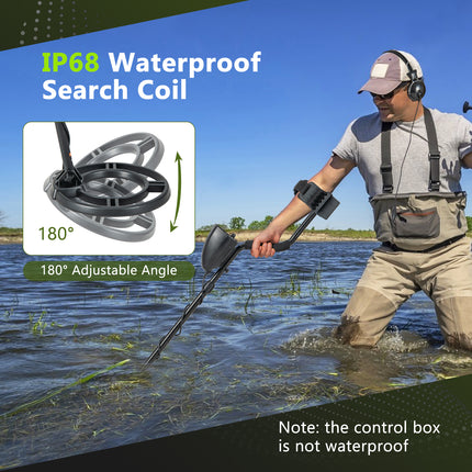 High Accuracy Waterproof Search Coil Metal Detector