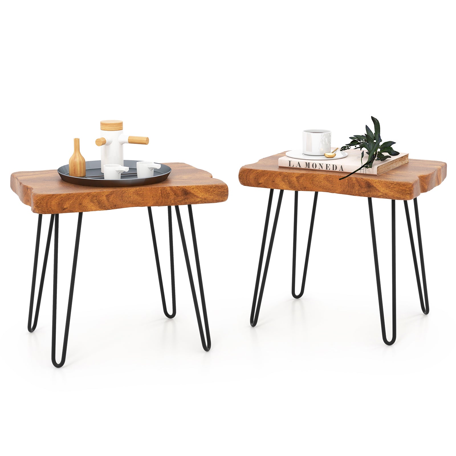 Rectangular Reclaimed Recycled Teak Wood End Table
