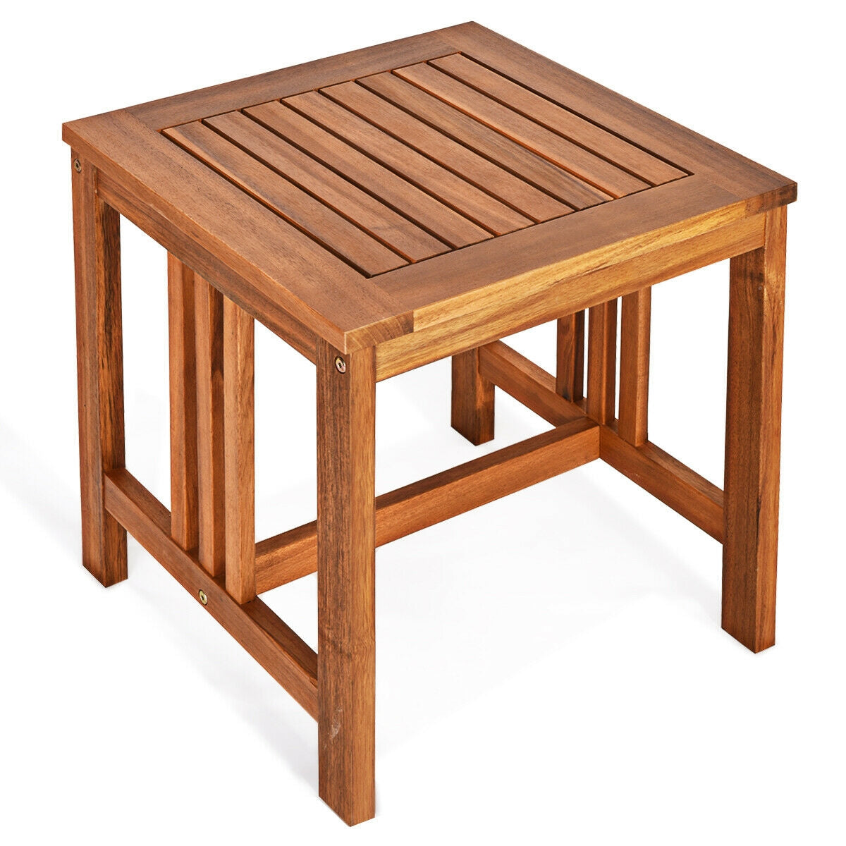 Ensemble de mobilier de patio 3 pièces en bois massif-Gris