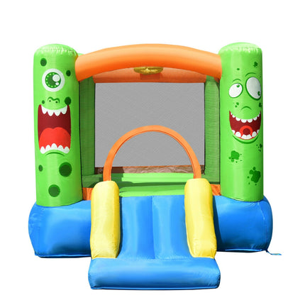 Inflatable Bounce House Jumper Castle Kid's Playhouse with Long Slide