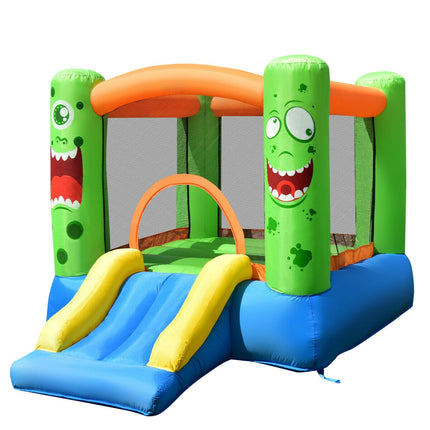 Inflatable Bounce House Jumper Castle Kid's Playhouse with Long Slide