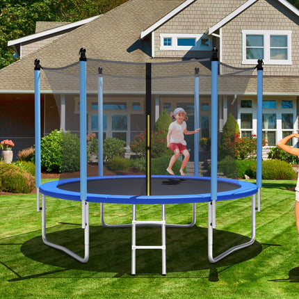 Outdoor Trampoline with Safety Closure Net-15 ft