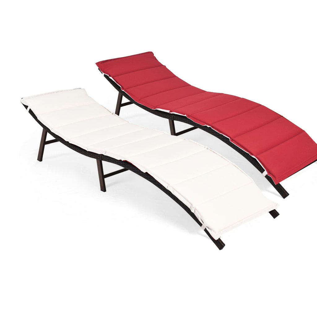 2 fauteuils de jardin pliants