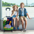Ensemble de bagages scolaires à roulettes pour enfants 2 pièces 12 et 16 pouces