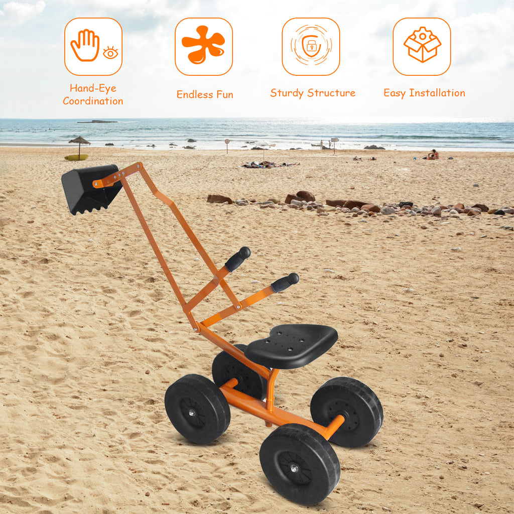 Excavatrice à sable pour enfants, pelle robuste