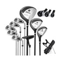 Men€™s Profile Complete Golf Club Package Set Includes 10 Pieces-Black