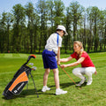 Junior Complete Golf Club Set for Age 8 to 10-Yellow