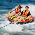 Towable Tube with Quick Connector and Drainage for Boating