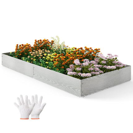 6-Pack 20 FT Galvanized Metal Landscape Edging for Lawnï¼ˆPatentedï¼‰