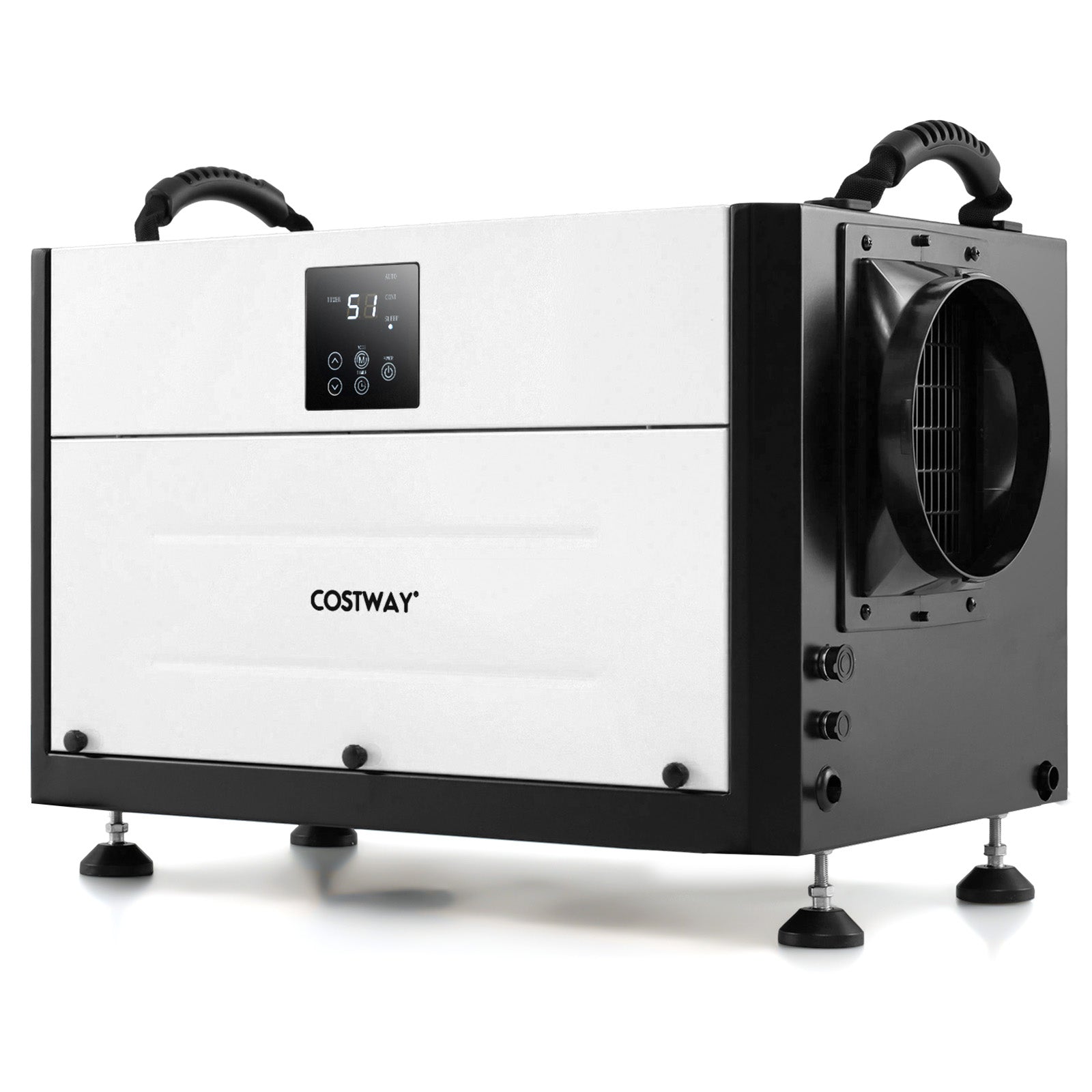 155 Pint Crawl Space Dehumidifier with 3 Modes and 24H Time-White
