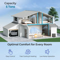 5 Ton 17 SEER2 High-Performance Heat Pump System (Operates down to -15°C)