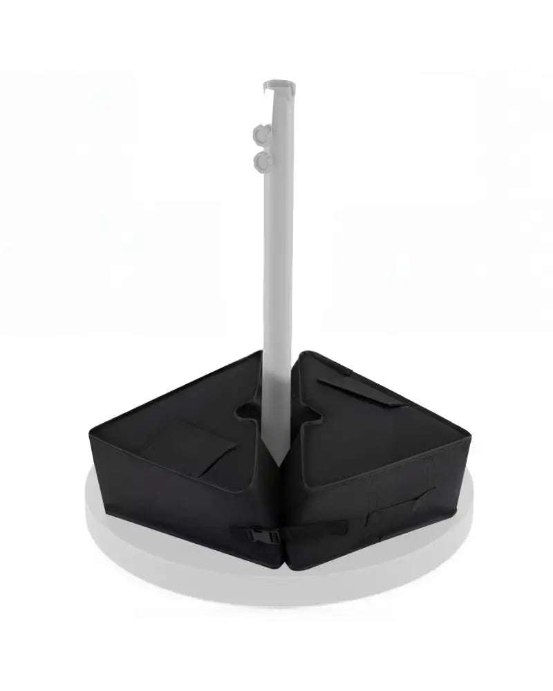 18.5’’ Square Umbrella Base Weight with Weatherproof Fabric-Black - Black - Outdoor Umbrella Bases
