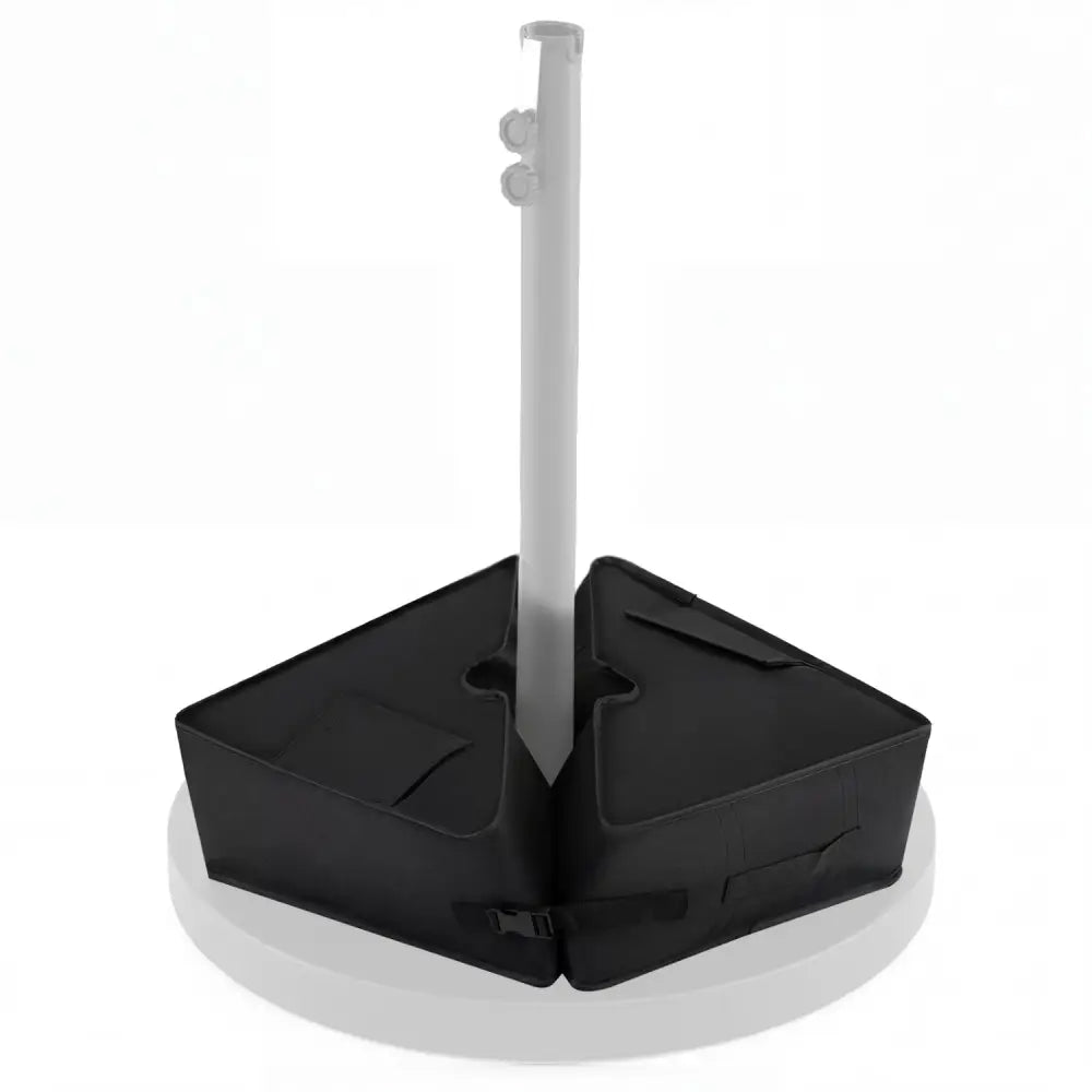 18.5’’ Square Umbrella Base Weight with Weatherproof Fabric-Black - Black - Outdoor Umbrella Bases
