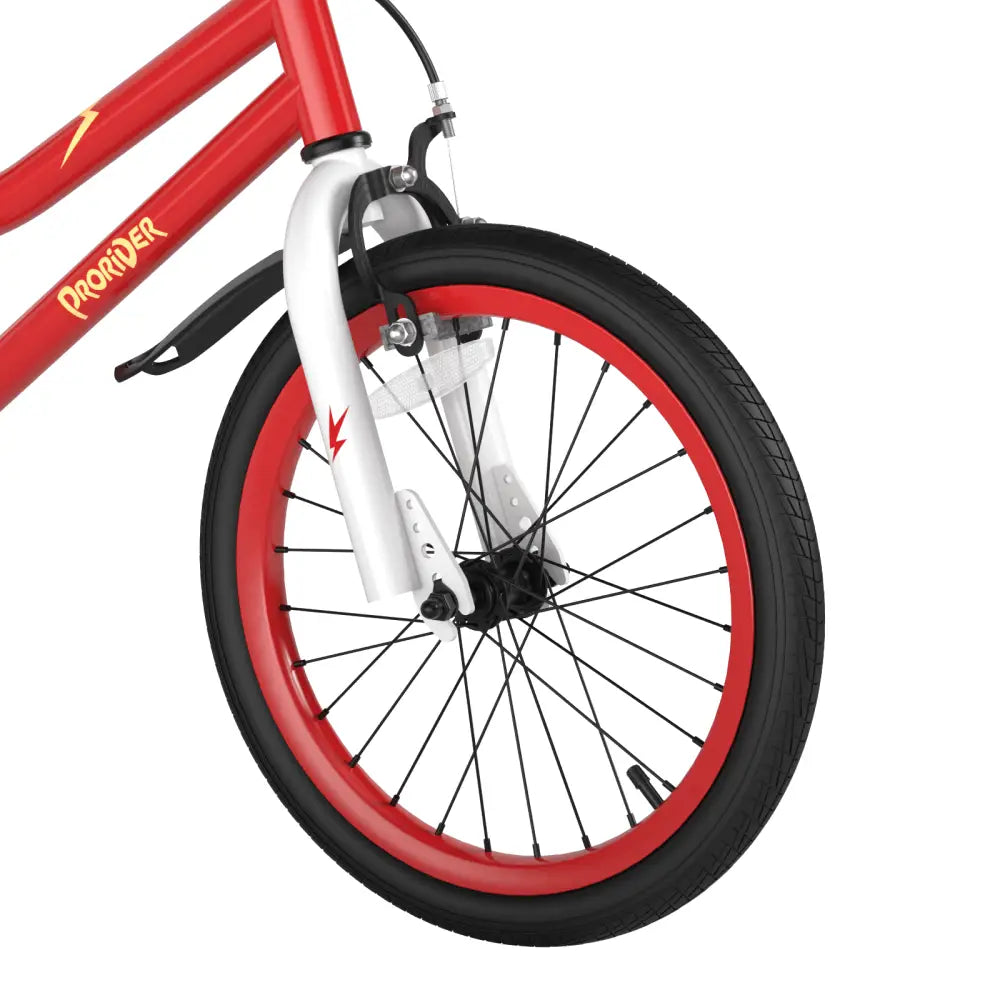 18 Feet Kids Bike with Removable Training Wheels - Red - Oasis Home Essentials