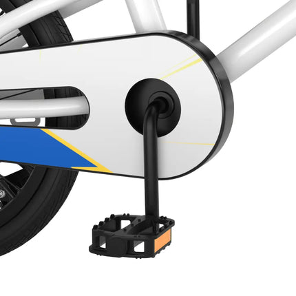 18 Feet Kids Bike with Removable Training Wheels - White - Oasis Home Essentials